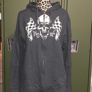 Harley-Davidson Black Label Hoodie Men’s M Zip up